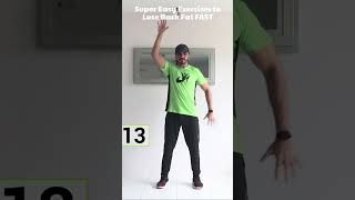 Super Easy Exercises to Lose Back Fat FAST [upl. by Giliana524]