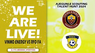 VINMO ENERGY VS RFO FA  AJEGUNLE SCOUTING TALENT HUNT 2024 [upl. by Ynffit802]