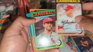 2024 Topps heritage hanger box 1 whats inside [upl. by Aerbma]