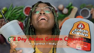 I DIDNT EAT FOR 2 DAYS  ARDENS GARDEN TWO DAY DETOX REVIEW [upl. by Lauder]