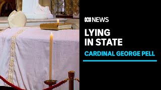 Cardinal George Pell makes his final return to St Marys Cathedral  ABC News [upl. by Kozloski]