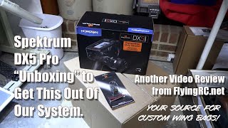 Spektrum DX5 Pro quotUnboxingquot and 1st Review segment [upl. by Nosnorb734]