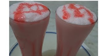 Strawberry Shake  cook with taste  strawberry milkshake recipe  how to make strawberry milkshake [upl. by Tenenbaum127]