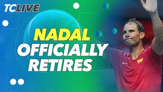 Rafael Nadal’s Career Ends at Davis Cup REACTION  Retirement Ceremony  Tennis Channel Live [upl. by Letta]