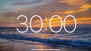 30 Minute Timer  Soft Background Music [upl. by Eak]