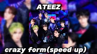 ATEEZ Crazy form 𝚜𝚙𝚎𝚎𝚍 𝚞𝚙 𝚟𝚎𝚛𝚜𝚒𝚘𝚗 [upl. by Nnairek205]