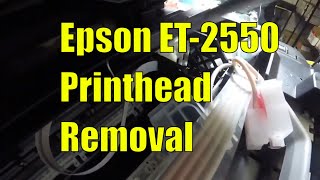 How to replace an Epson ET2550 Printhead [upl. by Zoi]