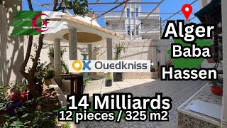 Ouedkniss Alger Hassen 12 pieces 325 m2 [upl. by Ramon]