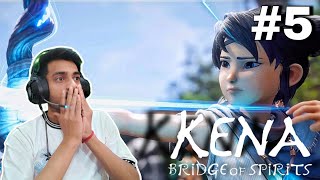 Fighting With Wood Knight Boss Fight  Kena Bridge Of Spirits Pc Gameplay Part  5 [upl. by Philipines]