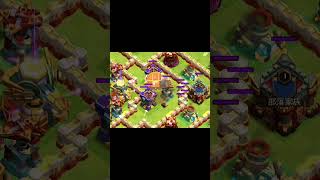 Encountered a dense formation How to fight 🔥🤍 clashofclans coc gaming shorts [upl. by Lorianne]