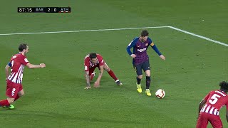 Lionel Messi vs Atletico Madrid 201819 Home 4K UHD English Commentary [upl. by Halvaard]