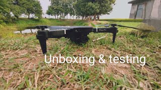 E88 pro drone unboxing amp testing hight test range test ampcamera testing [upl. by Baxy]