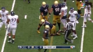 DeShone Kizer vs Nevada 2016 [upl. by Elspeth]