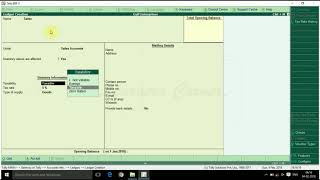 GCC VAT  Create Sales Ledger for GCC VAT in Tally ERP 9 [upl. by Etty]