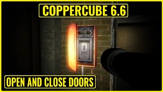 COPPERCBE 6  NEW UPDATE ADVANCE OPEN AND CLOSING DOOR USING VARIABLES WITH BEHAVIORS  ACTIONS [upl. by Giulia]