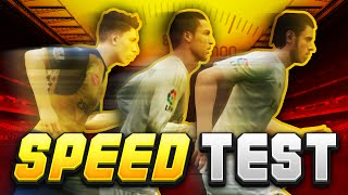 FIFA 16 SPEED TEST Fastest Players Vs Slowest Players [upl. by Blatt]