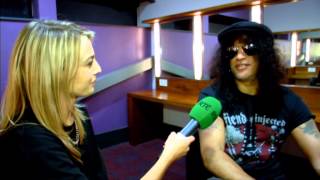 Slash Chats Sweaty Leathers and Album Art [upl. by Atiekram190]