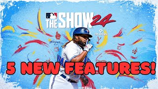 5 NEW Features in MLB The Show 24NEW LEGENDS [upl. by Denton567]