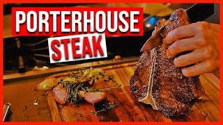 How to cook Porterhouse Steak 6 Step Guide [upl. by Romonda260]