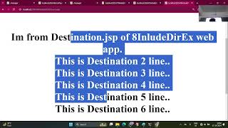 50 JSP Web application to work with include directive tag  JSP Tutorial  2024 10 17 19 50 47 [upl. by Parnas]