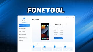 Free iPhone Management Software  Transfer amp Backup iPhone with FoneTool [upl. by Reinert620]