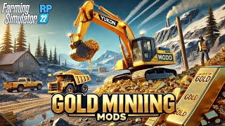 🚜 MUSTHAVE Mods List for Farming Simulator 22 🏔️  Gold Mining Roleplay in the Yukon 💰 [upl. by Hastie]