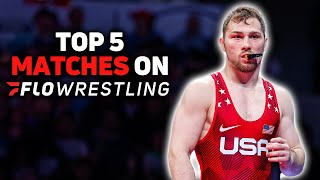 Spencer Lees Top 5 Senior Level Matches On FloWrestling [upl. by Eduam]