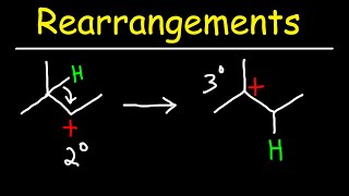 SN1 Carbocation Rearrangements  Hydride Shift amp Methyl Shift [upl. by Aikan]