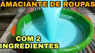 AMACIANTE CASEIRO COM 2 INGREDIENTES QUE VOCE TEM EM CASA [upl. by Elleirbag]