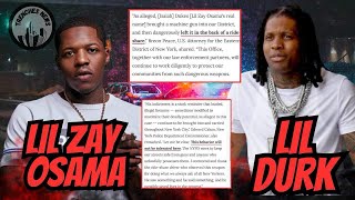 Lil Zay Osama Indicted By Feds  Lil Durk Heart problems 😱 [upl. by Zonda]