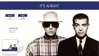 Pet Shop Boys  Discography Singles Collection  Its Alright Audio [upl. by Henig]