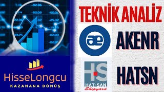 AKENR HİSSE ANALİZ  HATSN HİSSE YORUM  AKENERJİ HİSSE YORUM  TEKNİK ANALİZ  BORSA [upl. by Mandi]