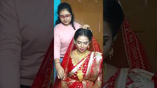 Bengali Bridal Makeup For Booking 8207002669makeup bengalibridalmakeup bengalibridebridalmakeup [upl. by Eseerahs290]