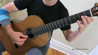 Andante in C Major by Carulli Op241 No2  Easy Classical Guitar Prep [upl. by Atalaya]