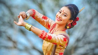 Bihu Dance By Sukanya Boruah [upl. by Nitsirk882]