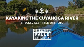 Kayaking the Cuyahoga River through Brecksville Ohio [upl. by Annerahs]