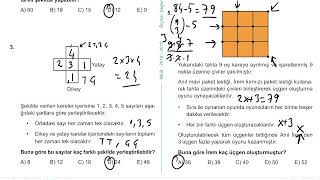 Mezun Matematik Sayısal Yeterlilik Kazanım Kavrama Test 26 Sıralama ve Seçme Çözümler [upl. by Ahsimed]