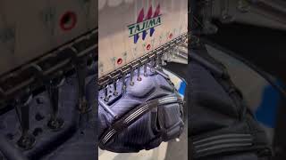 Tajima embroidery machine  embroidery machine tutorial for beginners  new embroidery designs 2023 [upl. by Ellehcal455]