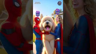 Giant Poodle  Who is best SpiderMan vs Deadpool vs Captain America shorts spiderman brawlstars [upl. by Gun]