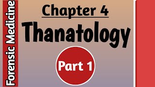 Forensic Medicine Lecture  Chapter 4 Thanatology part 1  Shabaz Forensic Medicine [upl. by Gellman506]