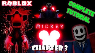 Roblox Rickey Rat Chapter 3 Full Walkthrough amp Tutorial for How to Escape [upl. by Yoko294]