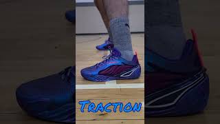 Puma All Pro Nitro Elite Traction Test shorts basketball sneakers puma pumahoops traction [upl. by Ahsiekar755]