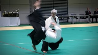 Aikido Demonstration  Doshu Moriteru Ueshiba  12th IAF Congress 2016 Aikikai [upl. by Judi742]