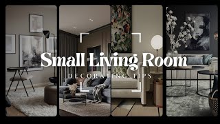 How to Decorate a small living room  9 Styling tricks [upl. by Bradly]