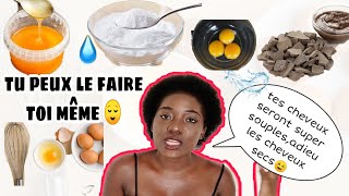 5 shampooing naturels fait maison pour cheveux très crépus et secsbonjour les cheveux souples💧 [upl. by Ytsirt]