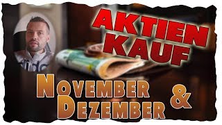 Aktienkauf November und Dezember 2018 [upl. by Aicatan]