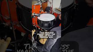 How do you get this kind of snare drum sound shorts short snaredrum snare sound tune tuning [upl. by Atoel]