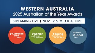 2025 Western Australia Australian of the Year Awards [upl. by Jeroma127]