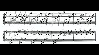 Etude op 50 no 1 in C major L Farrenc Score Animation [upl. by Gratiana]