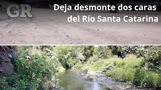 Los contrastes del Río Santa Catarina tras el desmonte  Monterrey [upl. by Aiva510]